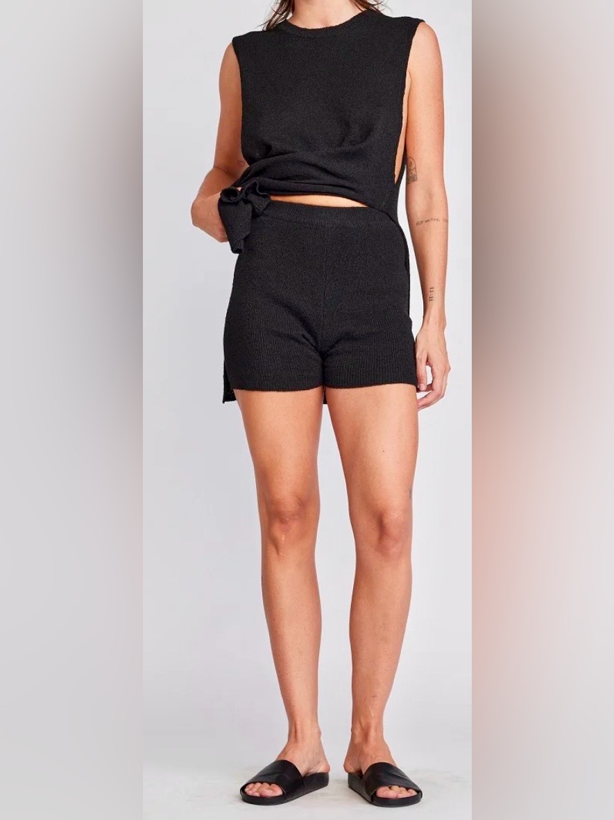 Self Contrast Nwt M Scs-9294 Iggy Pull On Shorts High-Waist Women’s Shorts